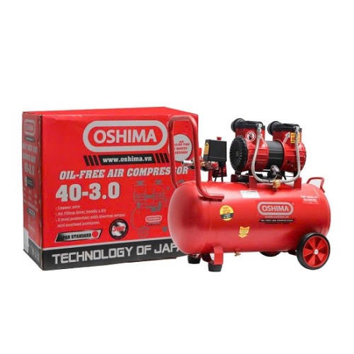 máy nén khí oshima 40 lít không dầu